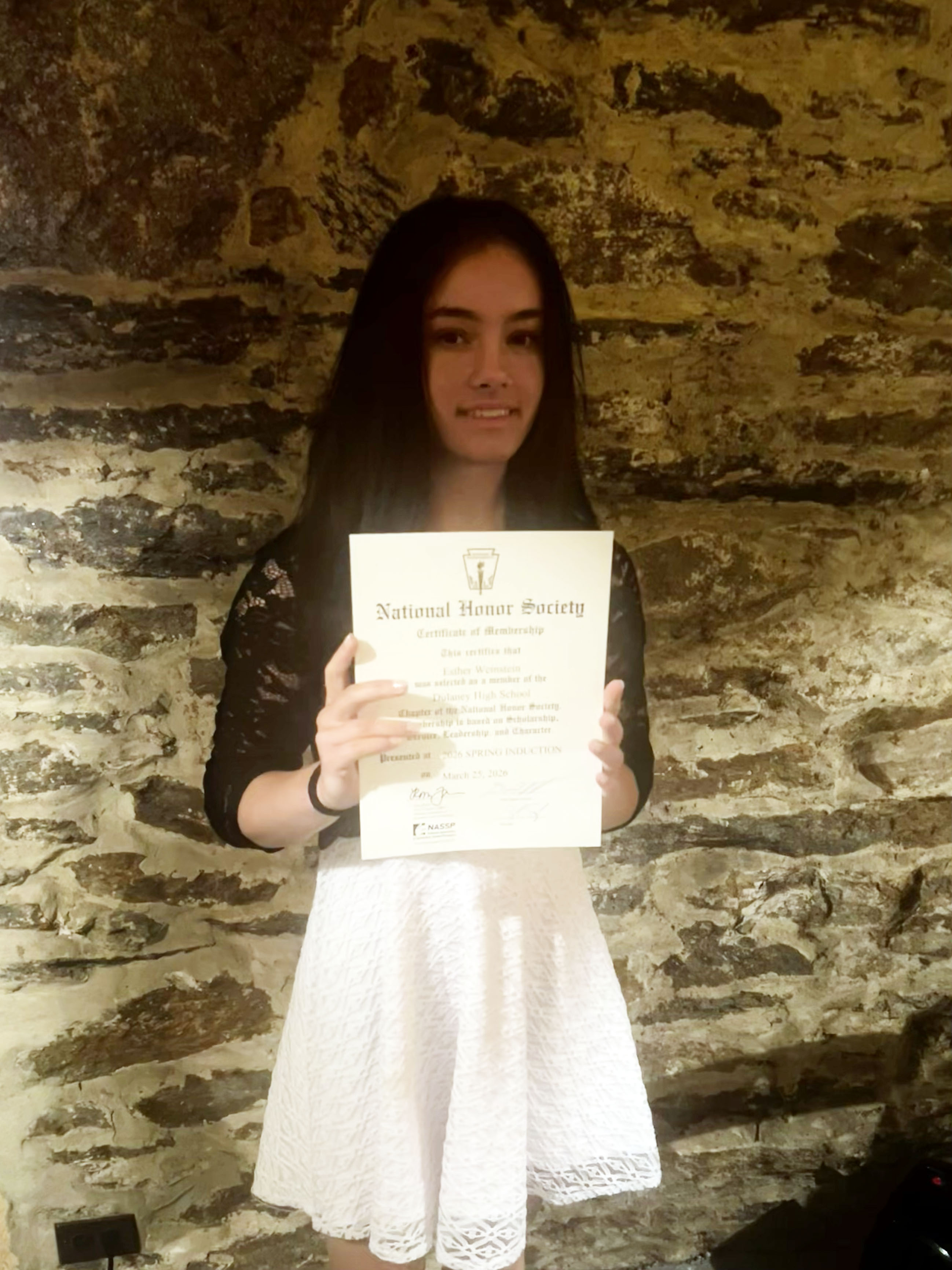 Esther Weinstein — National Honor Society